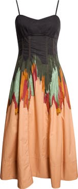 Ulla Johnson Fiora Floral Cotton Dress