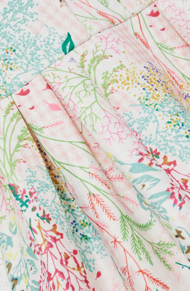 Reiss Kids' Isabel Pleated Party Dress, Alternate, color, Pink Print