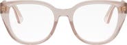 DIOR 'DiorPrismeO B1I 52mm Butterfly Eyeglasses