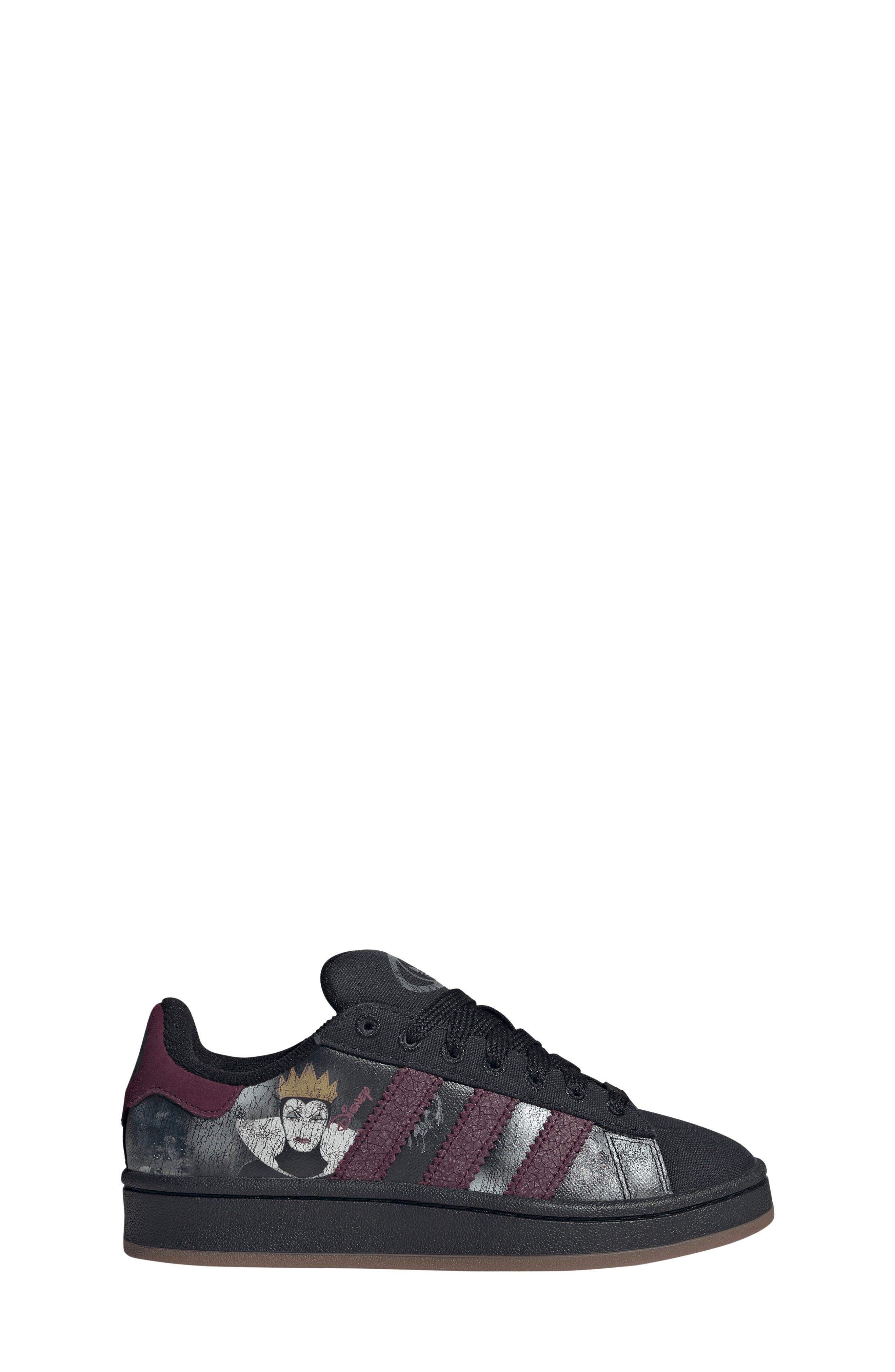 Kids' Campus 00s Sneaker, Alternate, color, CORE BLACK/ MAROON/ GUM