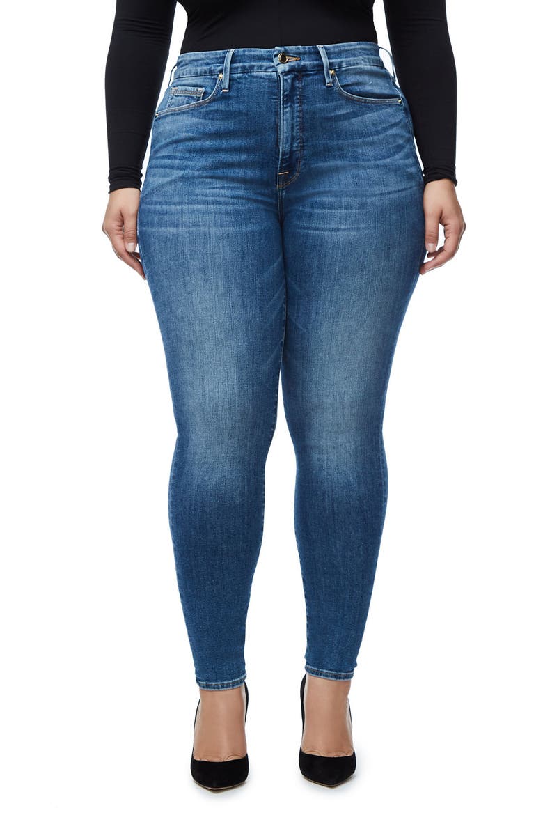 Good Legs High Waist Skinny Jeans, Alternate, color, BLUE 107