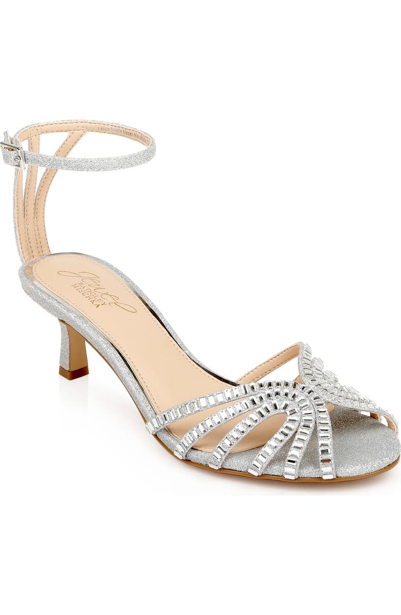 Jewel Badgley Mischka Ocean Kitten Heel Sandal, Main, color,