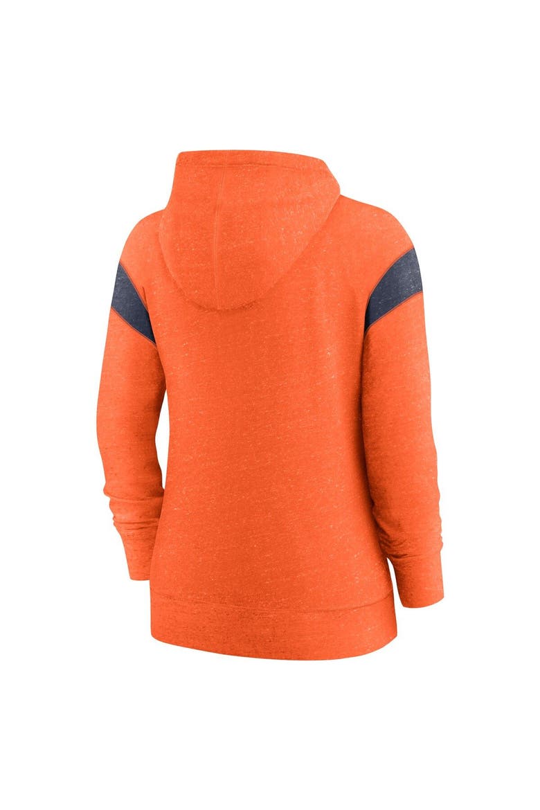 Women's Nike Orange/Navy Denver Broncos Monaco Lightweight Full-Zip Hoodie, Alternate, color, Orange