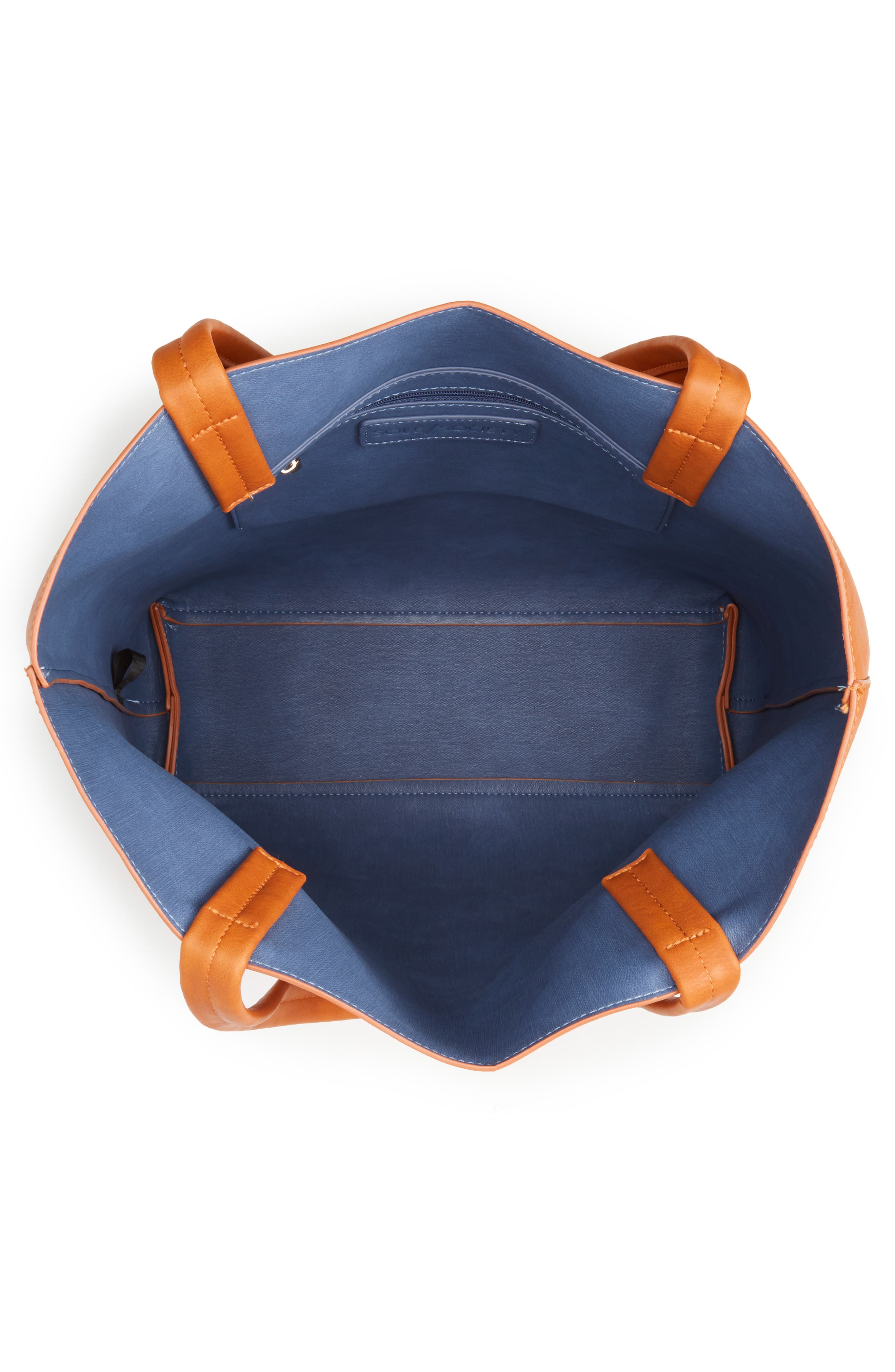 Sole Society Oversize Melyssa Faux Leather Tote, Alternate, color, 