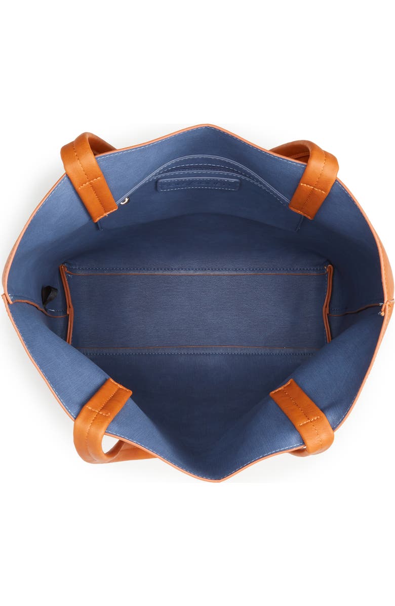 Sole Society Oversize Melyssa Faux Leather Tote, Alternate, color,