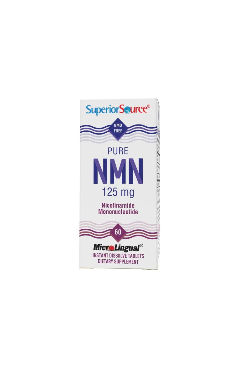 Stabilized NMN Nicotinamide Mononucleotide Sublingual Tablets, Alternate, color, White