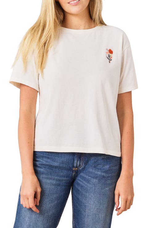 Toni Boxy Cotton Crop Tee