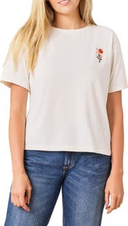 C & C California Toni Boxy Cotton Crop Tee