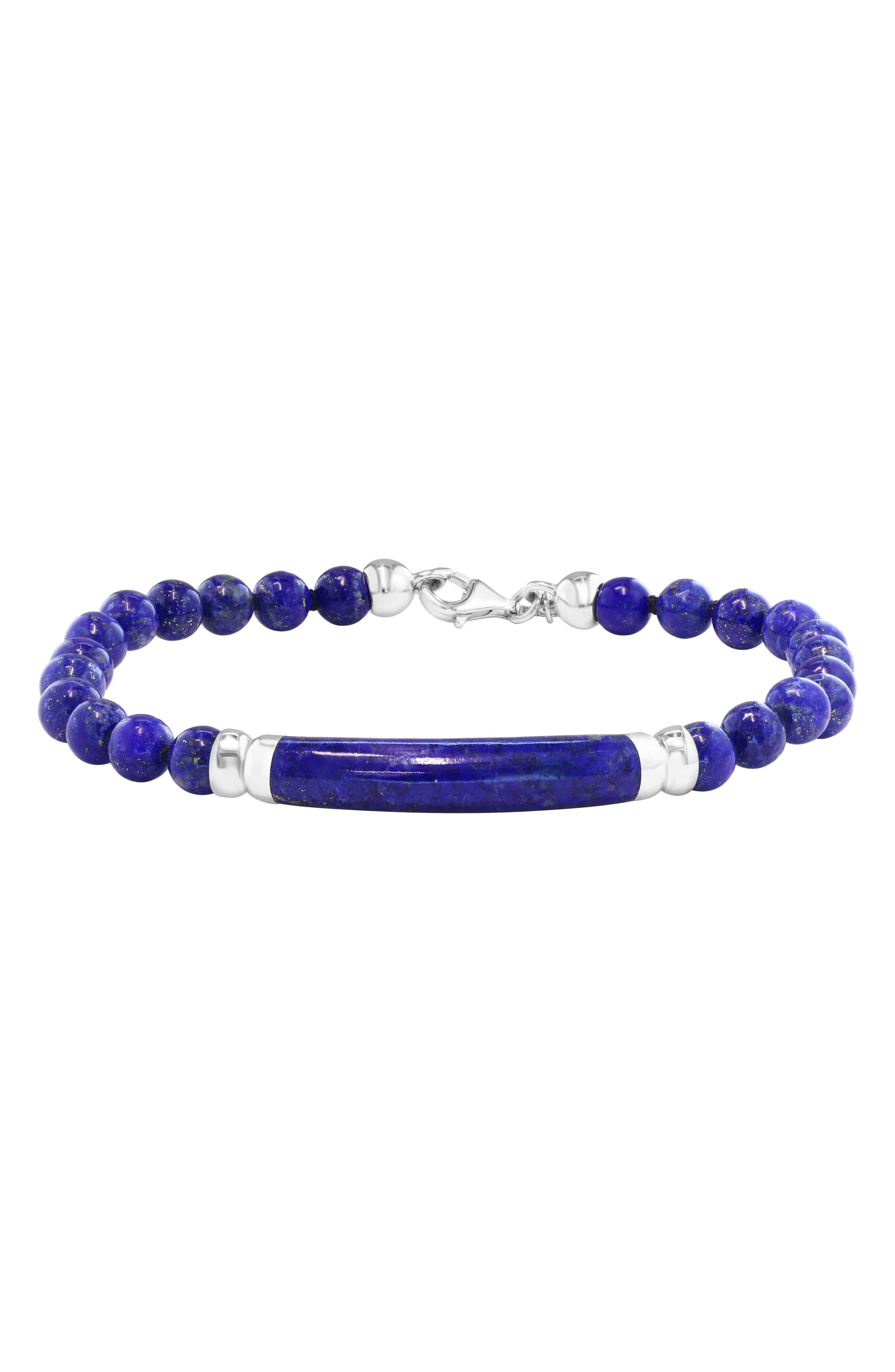 EFFY Men's Lapis Lazuli Beaded Bracelet