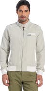 Members Only Men's Seersucker Iconic Racer Jacket