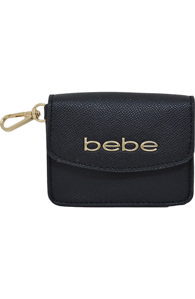 bebe Thea Crossbody Bag with Pouch, Alternate, color, Black