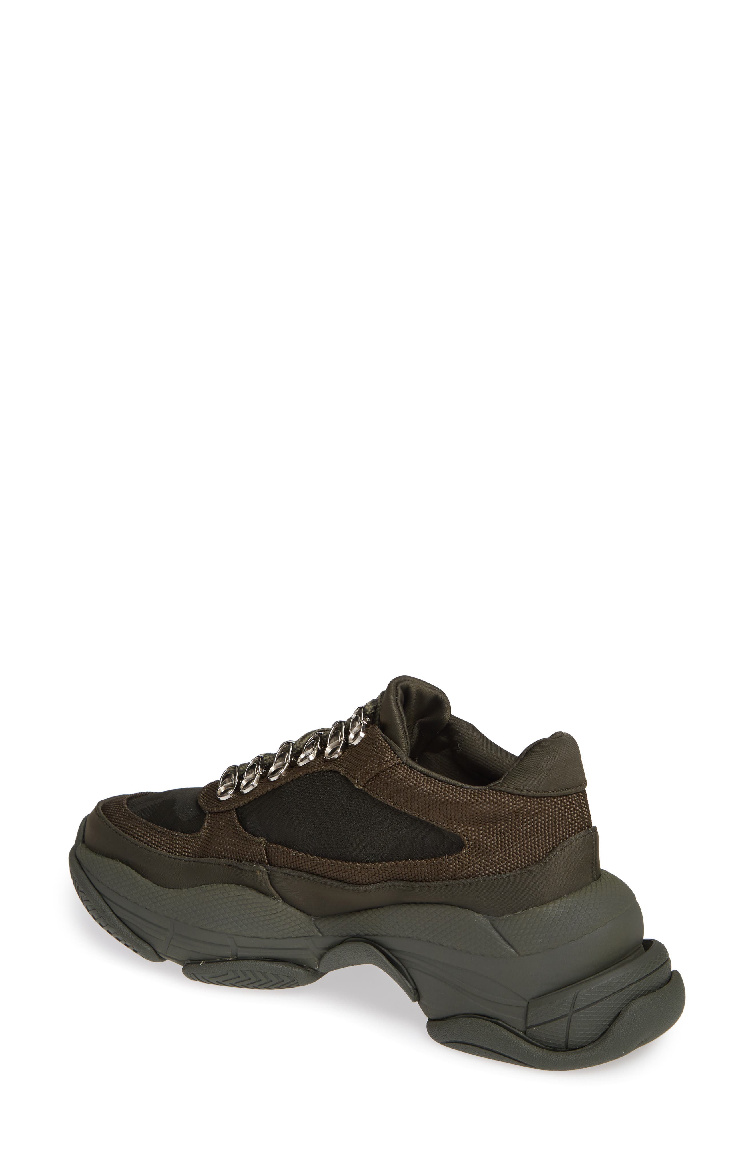 Hotspot Lace-Up Sneaker, Alternate, color, KHAKI MESH COMBO
