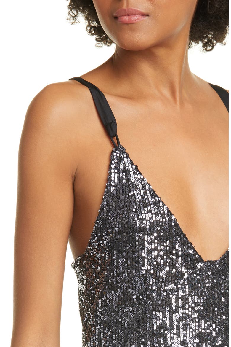 Gold Rush Minidress, Alternate, color, NIGHT COMBO