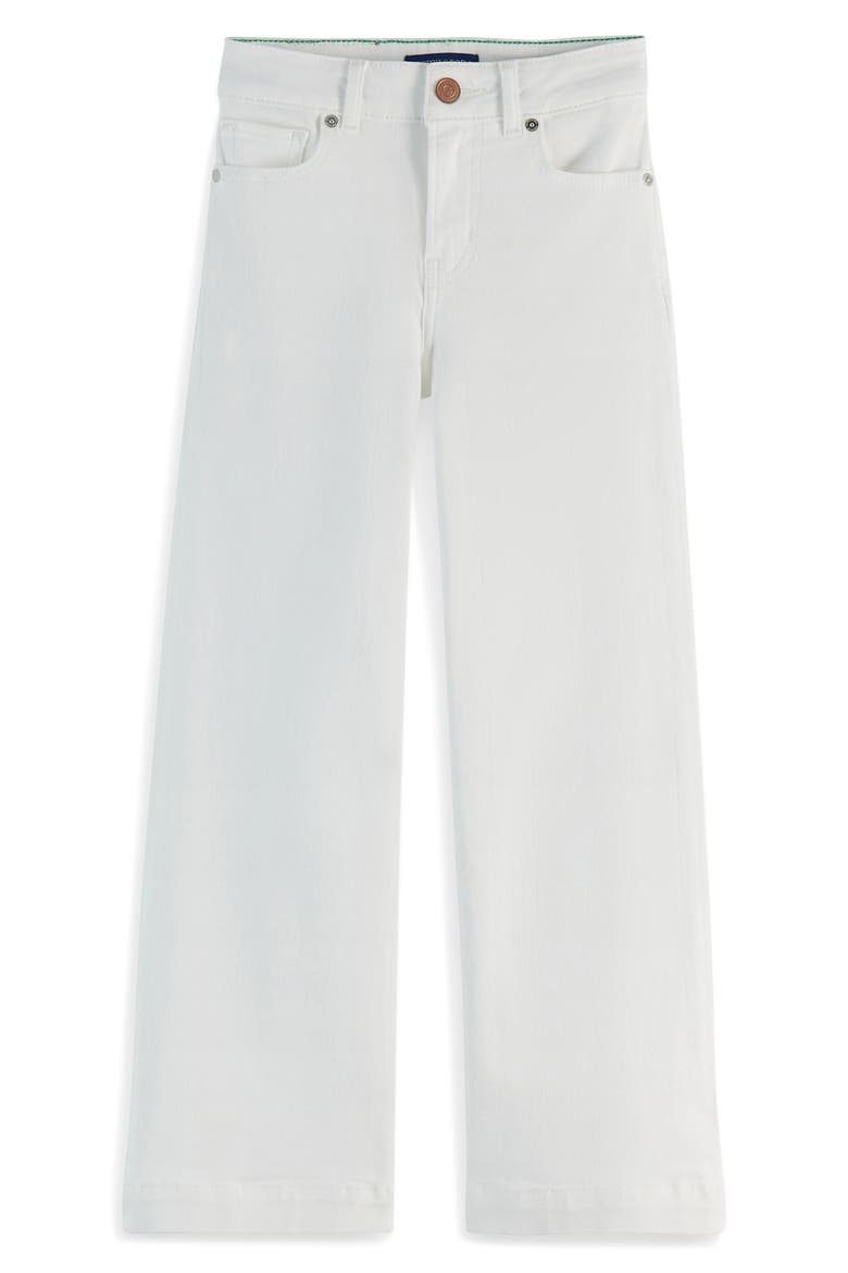Kids' The Wave Wide Leg Jeans, Main, color, TENNIS WHITE