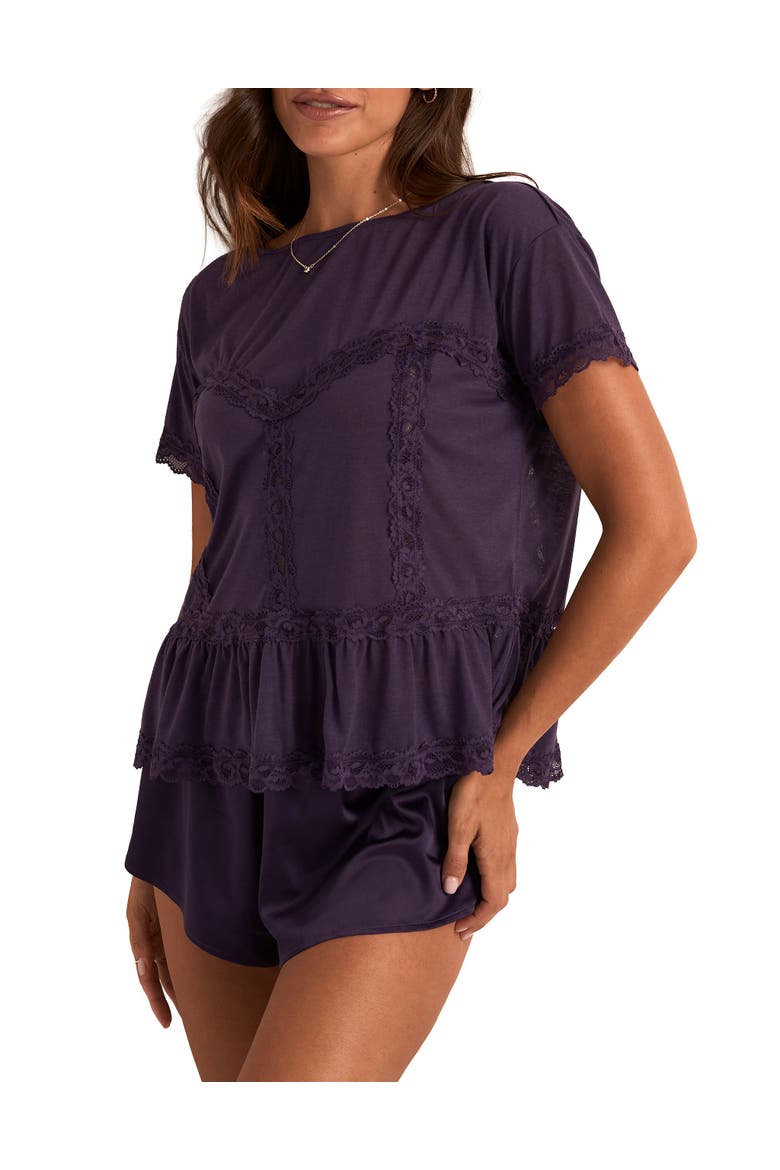 Patrice Pajama Set, Main, color, Dark purple