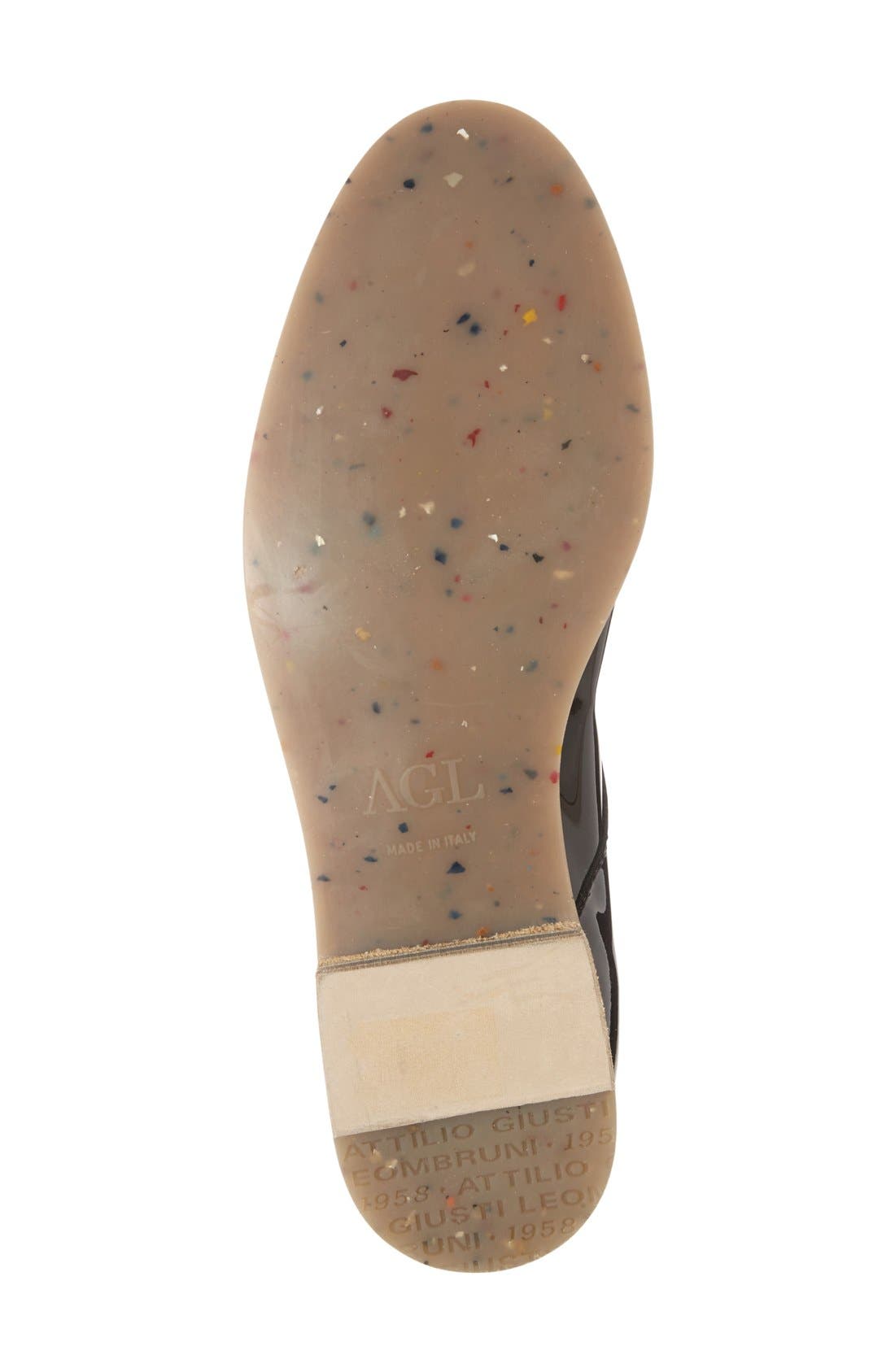 Double Sole Oxford, Alternate, color, BLACK PATENT