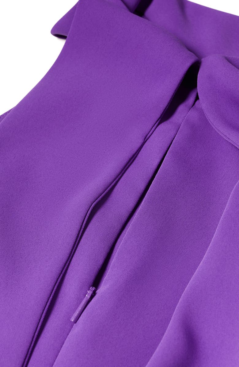 MANGO Tie Back Keyhole Cutout Minidress, Alternate, color, 