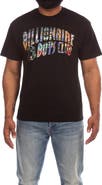 Billionaire Boys Club Curve Logo Cotton Graphic T-Shirt