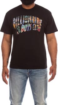 Billionaire Boys Club Curve Logo Cotton Graphic T-Shirt