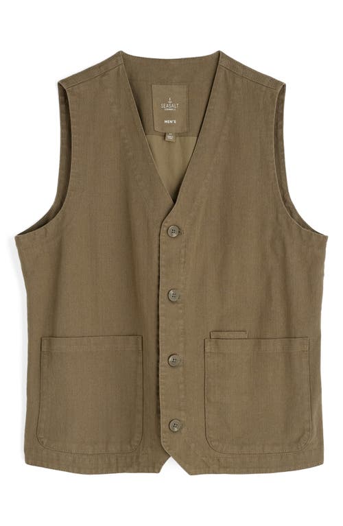 Seasalt Cornwall Men's Tollgate Vest In Gray