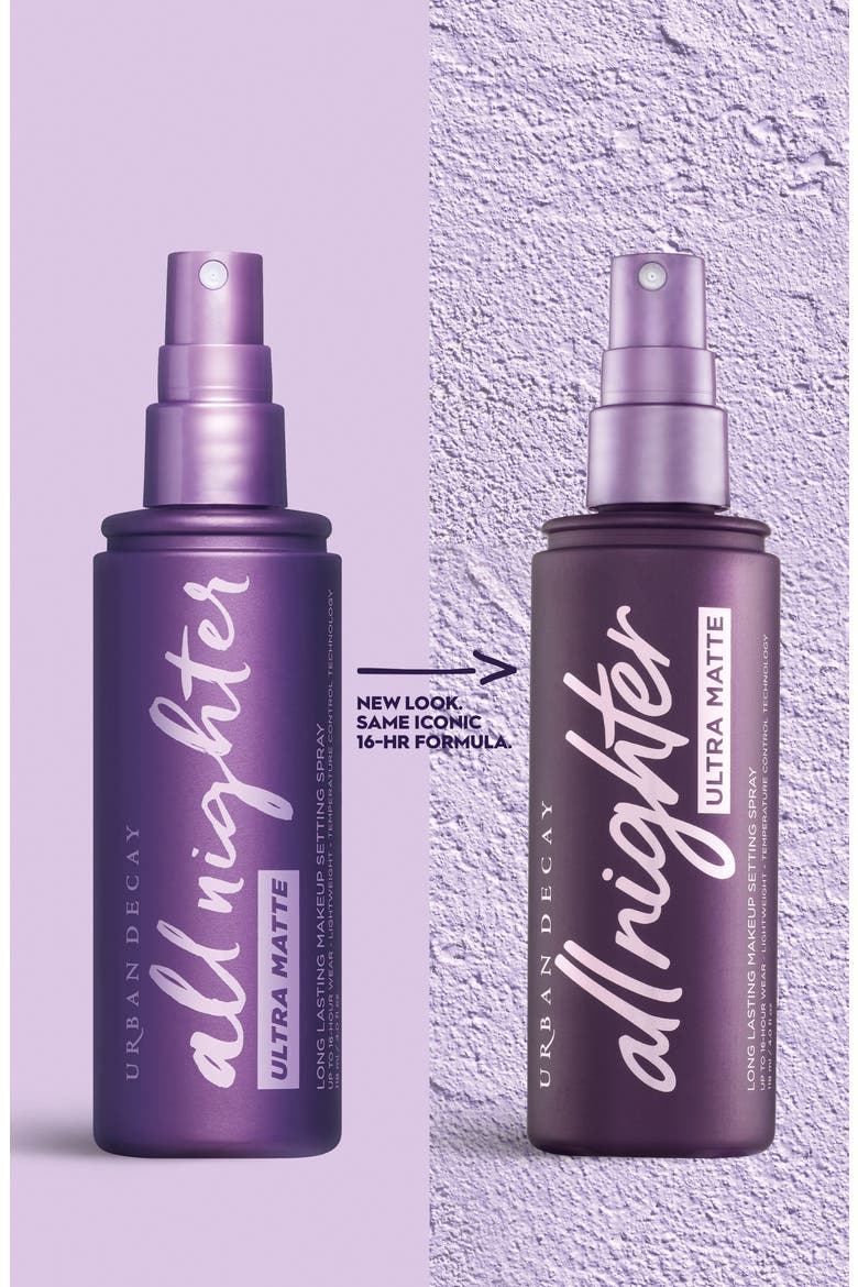All Nighter Ultra Matte Makeup Setting Spray, Alternate, color, NO COLOR