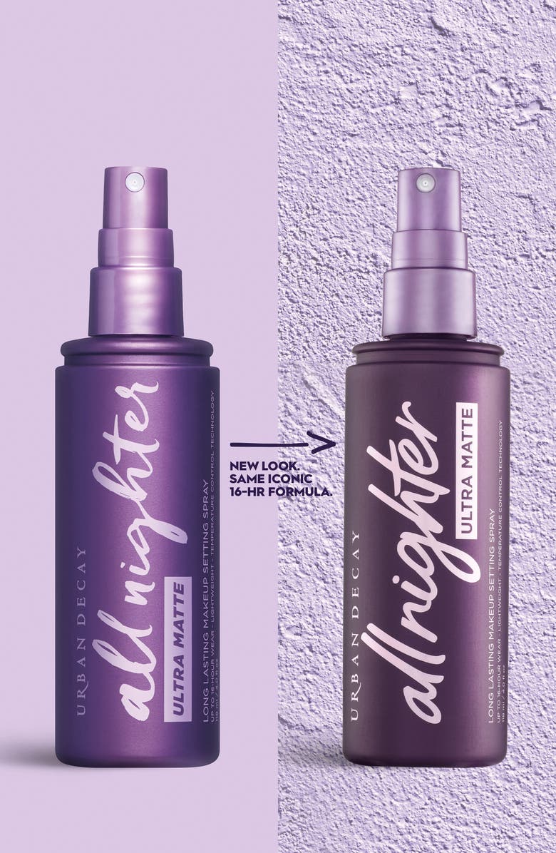 Urban Decay All Nighter Ultra Matte Makeup Setting Spray, Alternate, color,