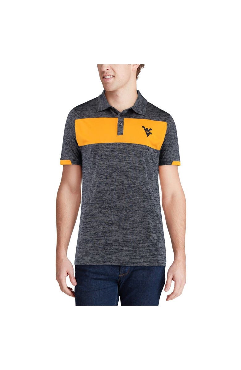 COLOSSEUM Men's Colosseum Navy West Virginia Mountaineers Nelson Polo, Alternate, color,