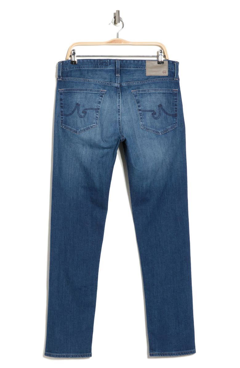 AG Tellis Slim Fit Jeans, Alternate, color, Cyan