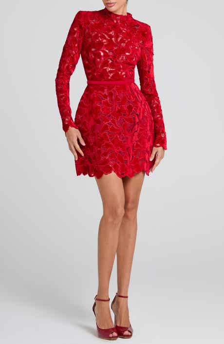 Lydia Lace Long Sleeve Minidress