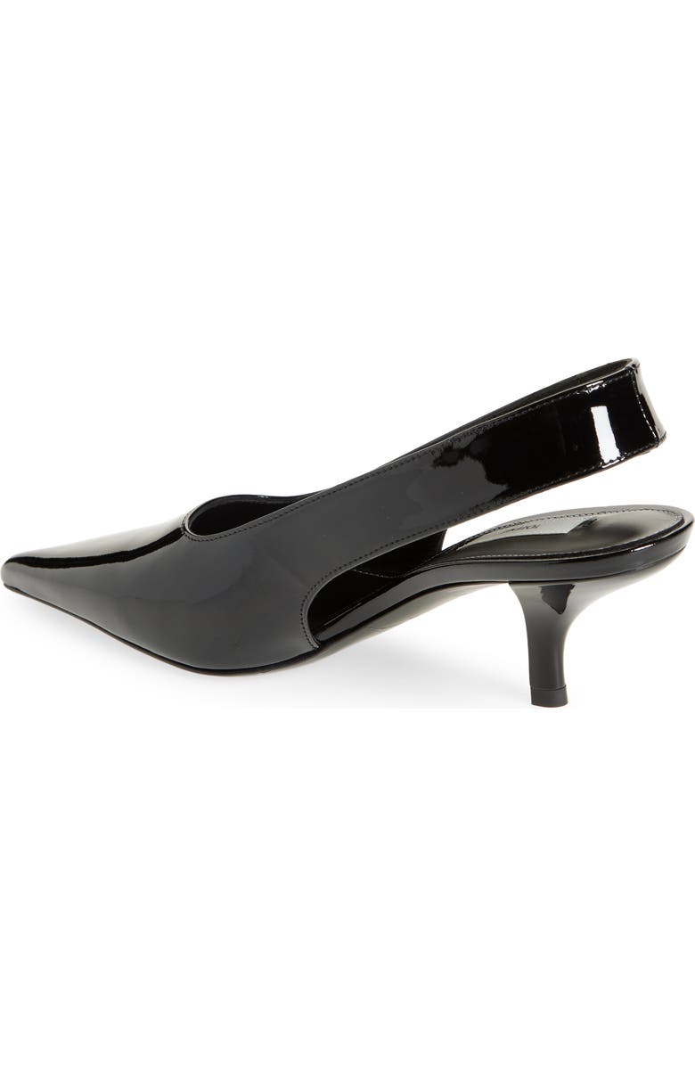 TOTEME Classic Kitten Heel Slingback Pump, Alternate, color, Black