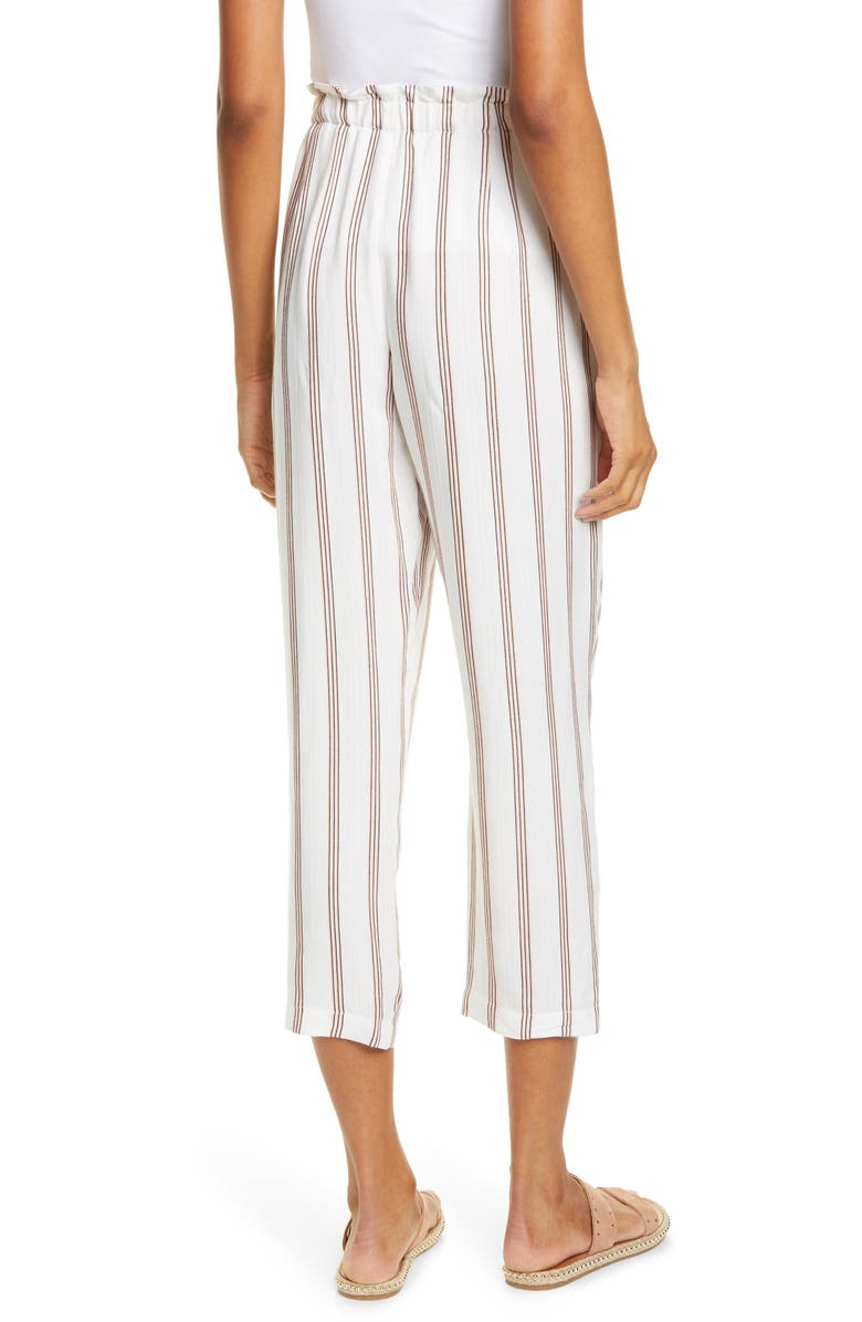 Joie Cavell Stripe Tie Waist Pants, Alternate, color, 