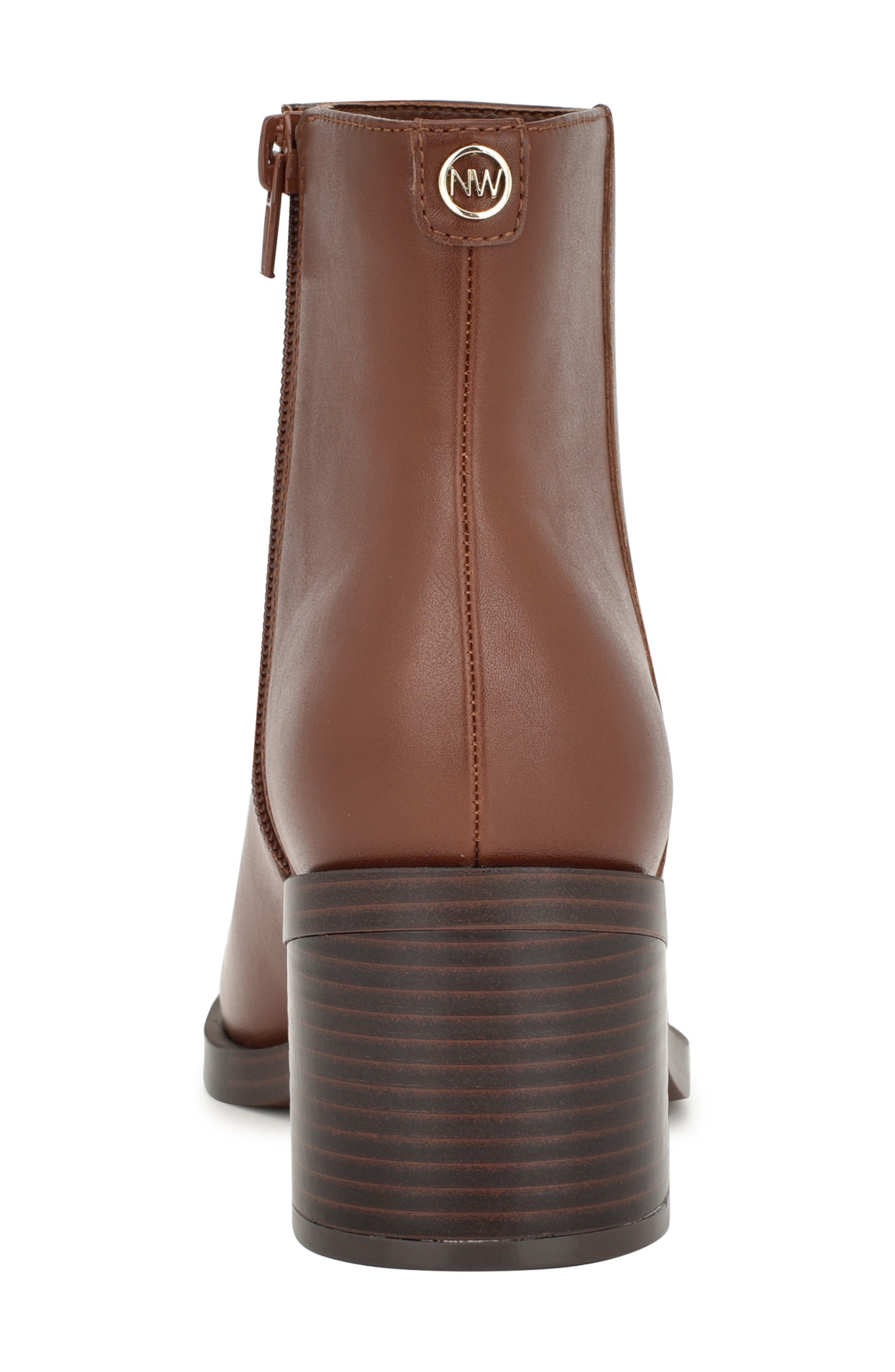 Nine West Amatto Bootie, Alternate, color, Medium Brown