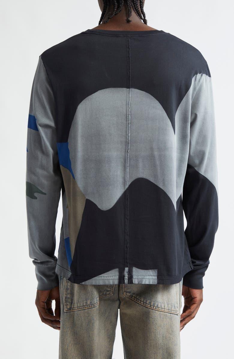 Eckhaus Latta Lapped Long Sleeve T-Shirt, Alternate, color, 