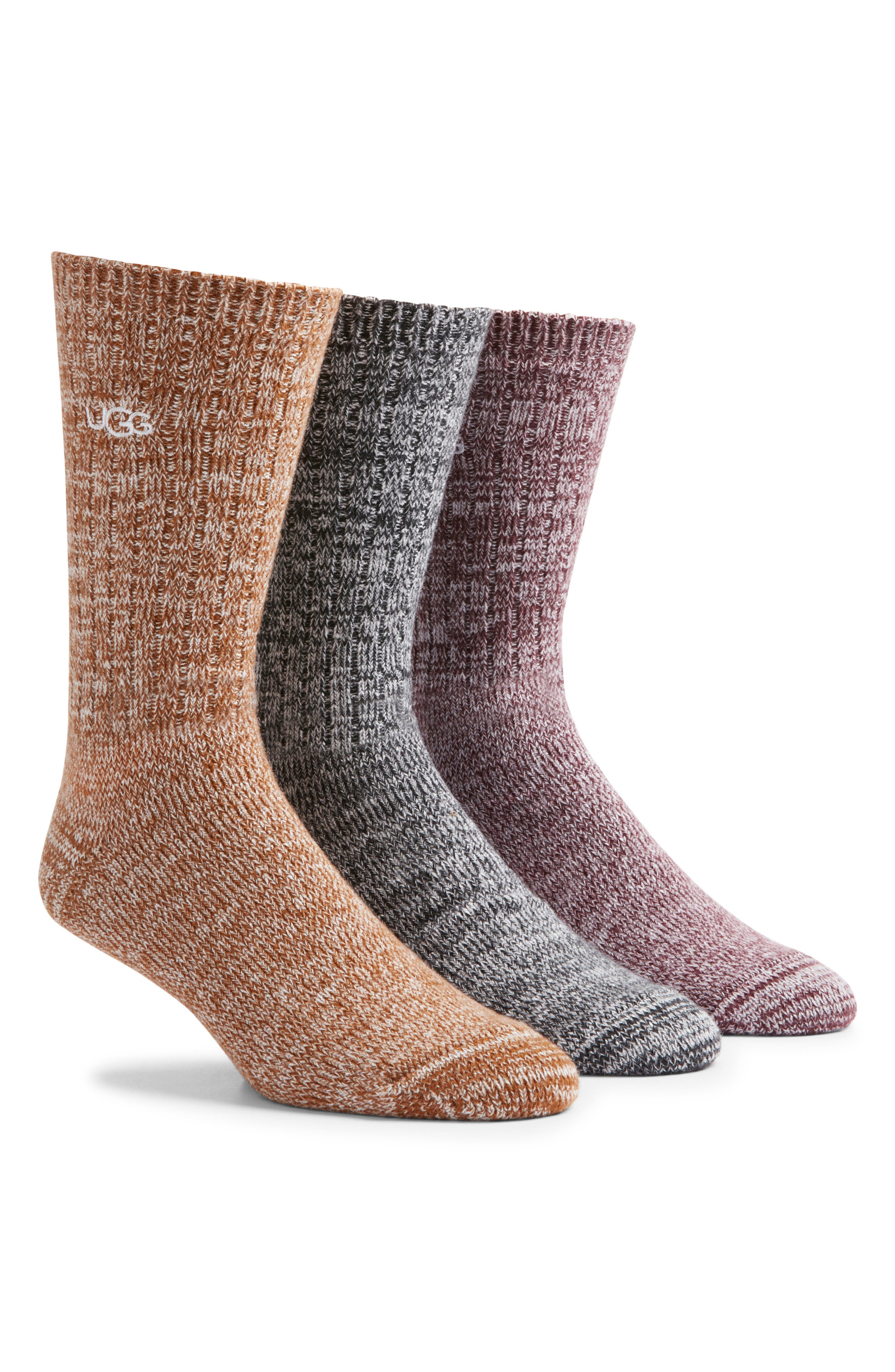 Ugg (r) Assorted Trey Rib Knit Cozy Socks