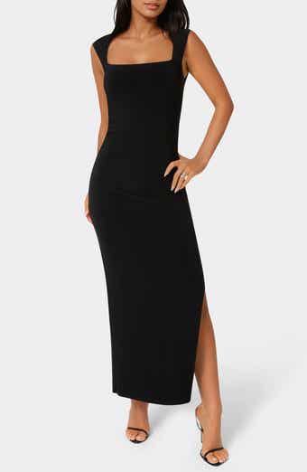 bebe Square Neck Midi Dress