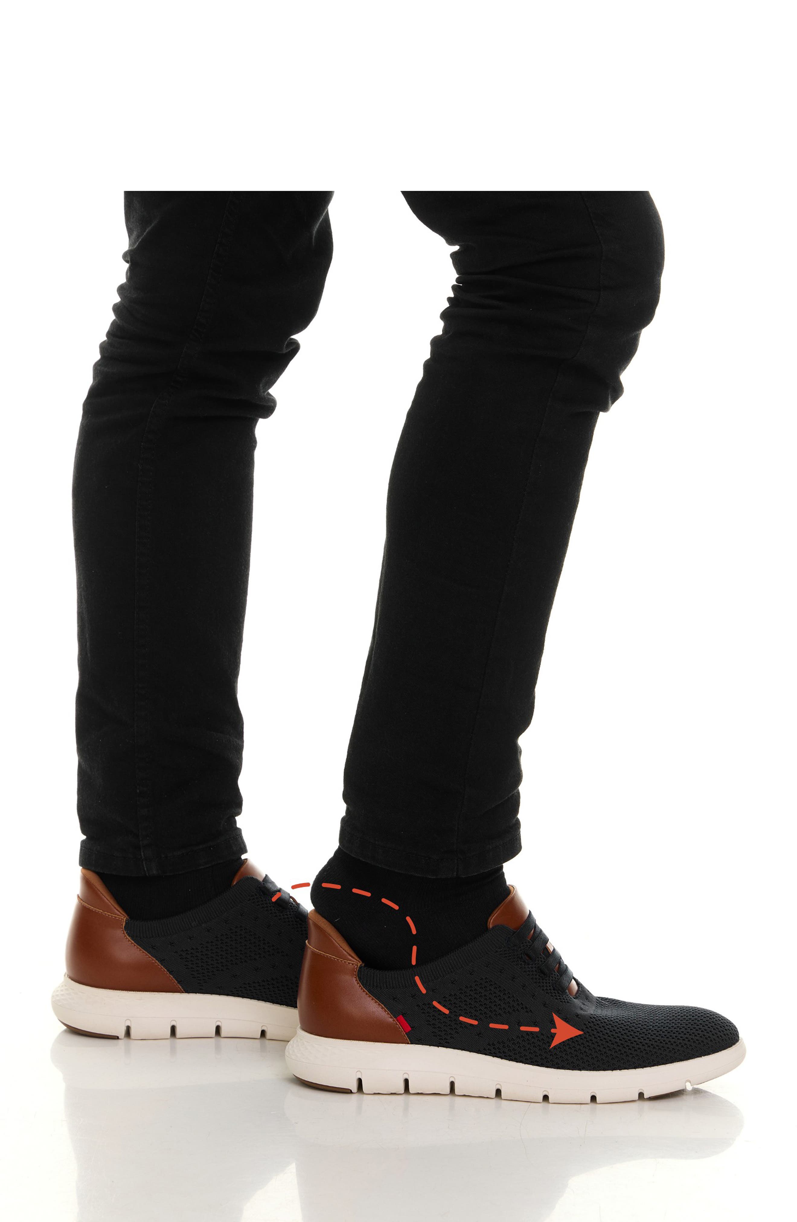 Victory Street Hands-Free Slip-On Sneaker, Alternate, color, BLACK/BROWN