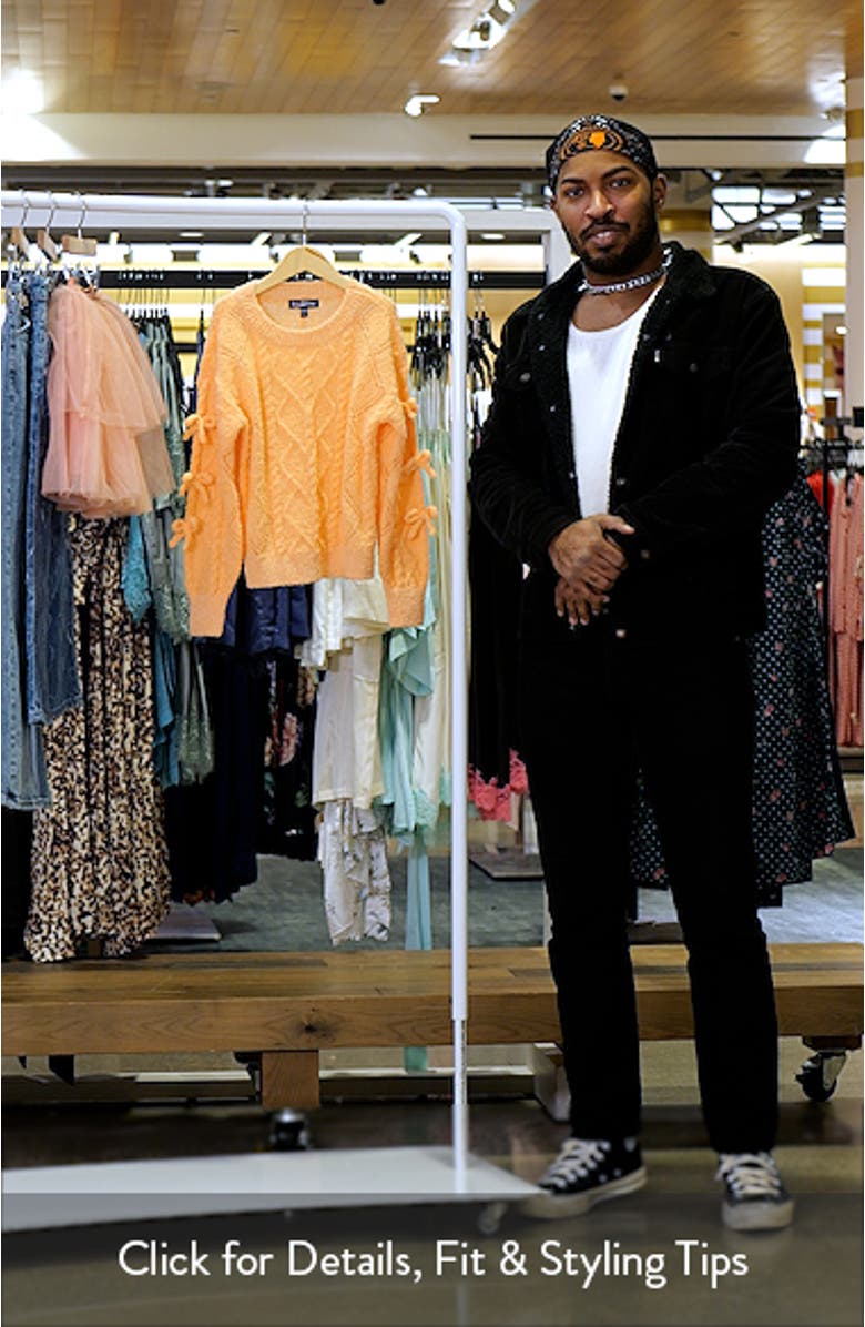 Kids' Bow Trim Sweater, sales video thumbnail