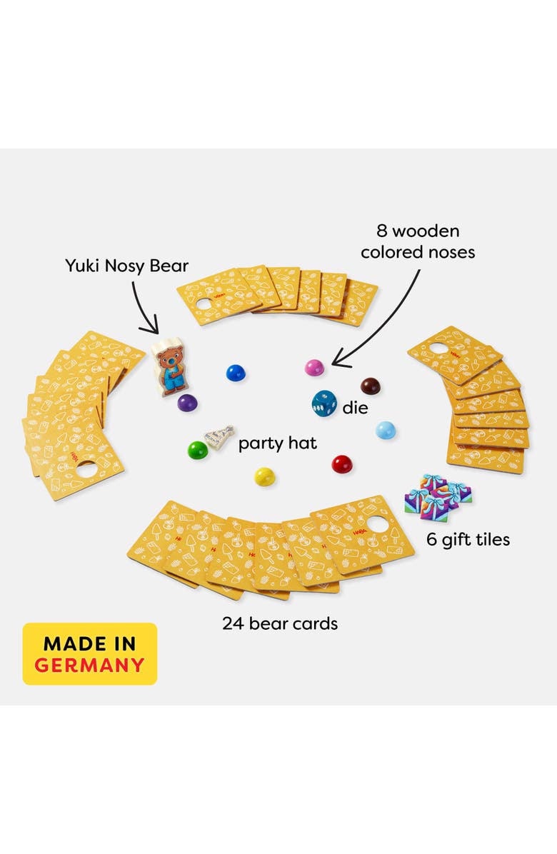 HABA Nosy Bear Board Game - Perfect Kids Board Game for Ages 4-8, Party Games & Board Games for Family Night, Children's Toys & Games, Alternate, color, Multi