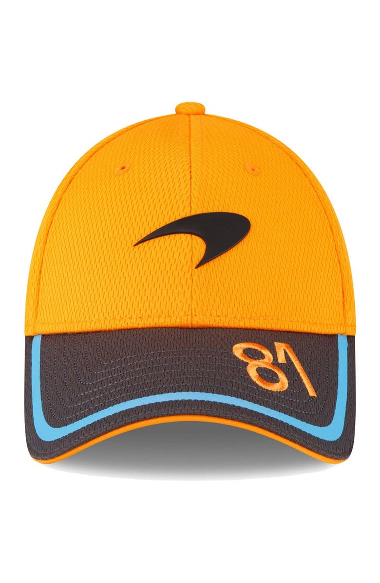 New Era Men's New Era Oscar Piastri Orange McLaren F1 Team Driver 9FORTY Adjustable Hat, Alternate, color, 