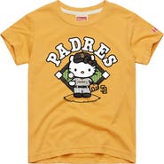 Homage Youth Homage Gold San Diego Padres Hello Kitty x MLB Tri-Blend T-Shirt