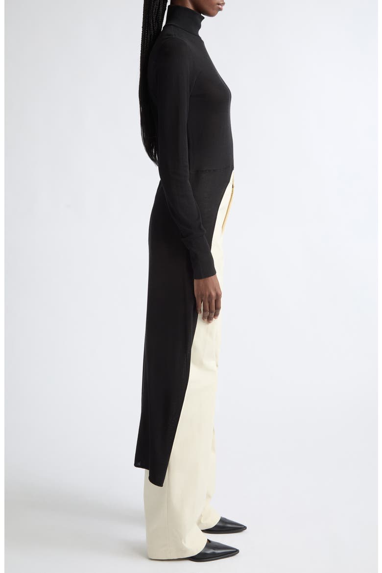 Byrd High-Low Sweater, Alternate, color, 000001 BLACK
