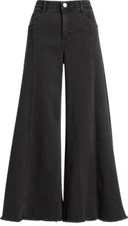 Wit & Wisdom Skyrise Seamed Super Wide Leg Jeans