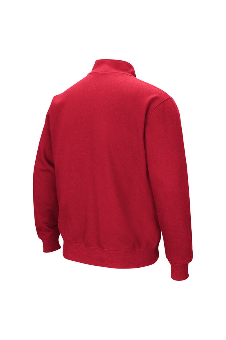Men's Colosseum Red Western Kentucky Hilltoppers Tortugas Logo Quarter-Zip Jacket, Alternate, color, Red