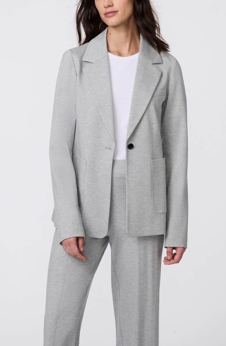 Bernardo Ponte Knit Jacket, Alternate, color, Heather Grey