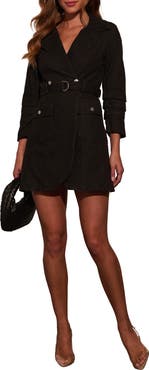 VICI Collection Raylen Belted Denim Minidress