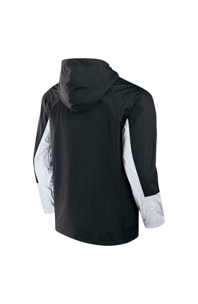 FANATICS Men's Fanatics Black Utah Hockey Club Crash the Net Full-Zip Hoodie Jacket, Alternate, color, Black