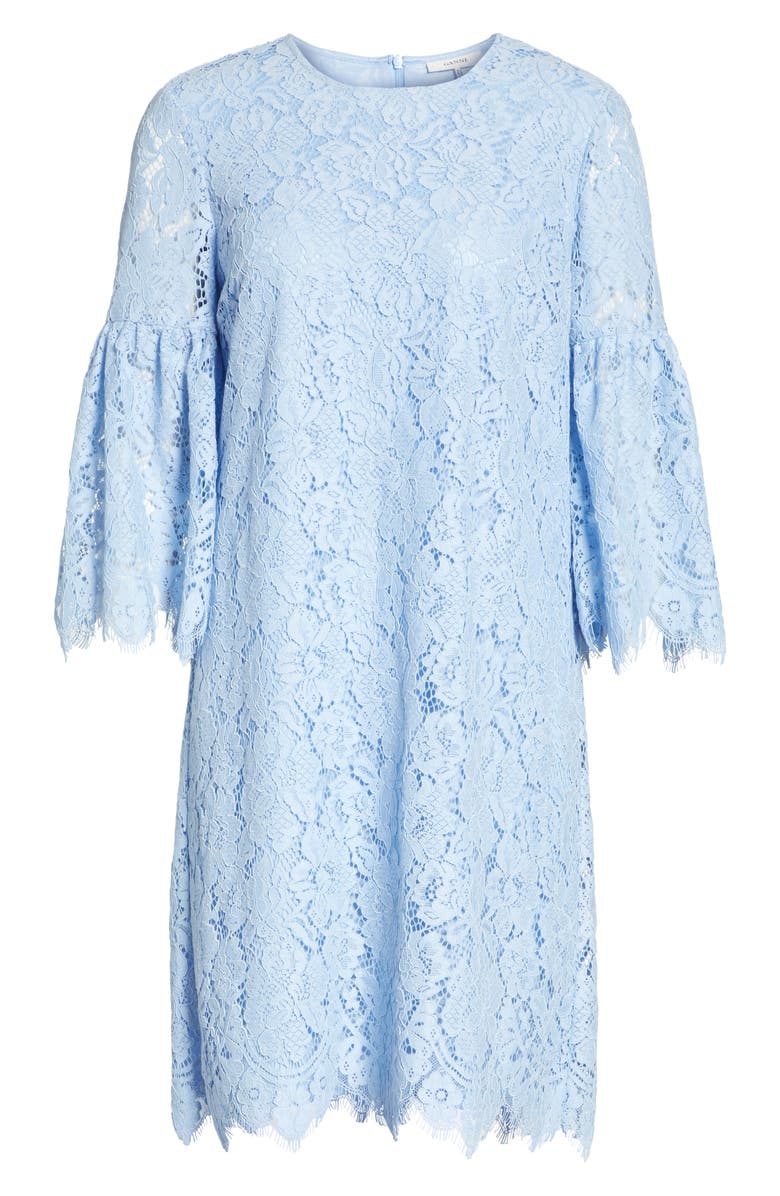 Ganni Jerome Lace Shift Dress, Alternate, color, 