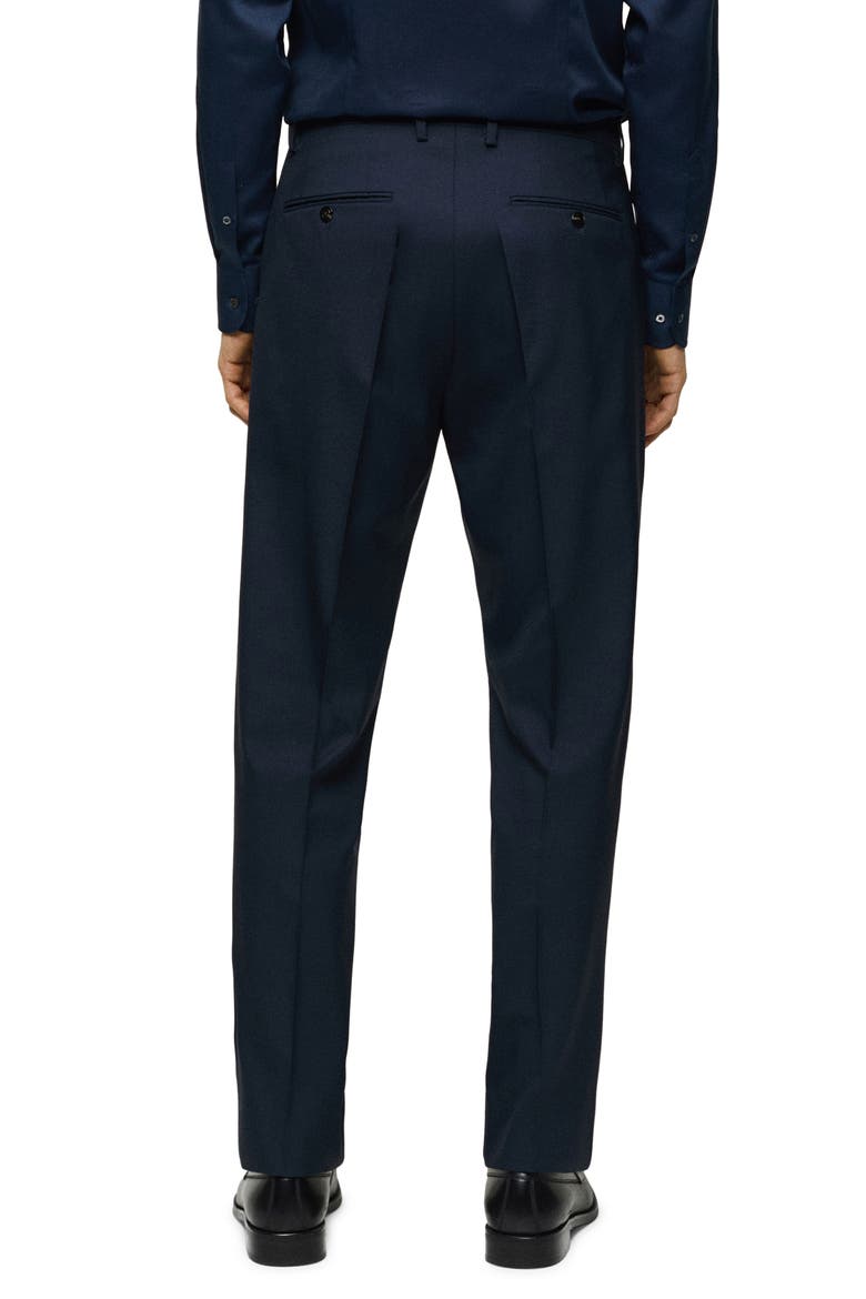 Slim Fit Virgin Wool Suit Pants, Alternate, color, DARK NAVY