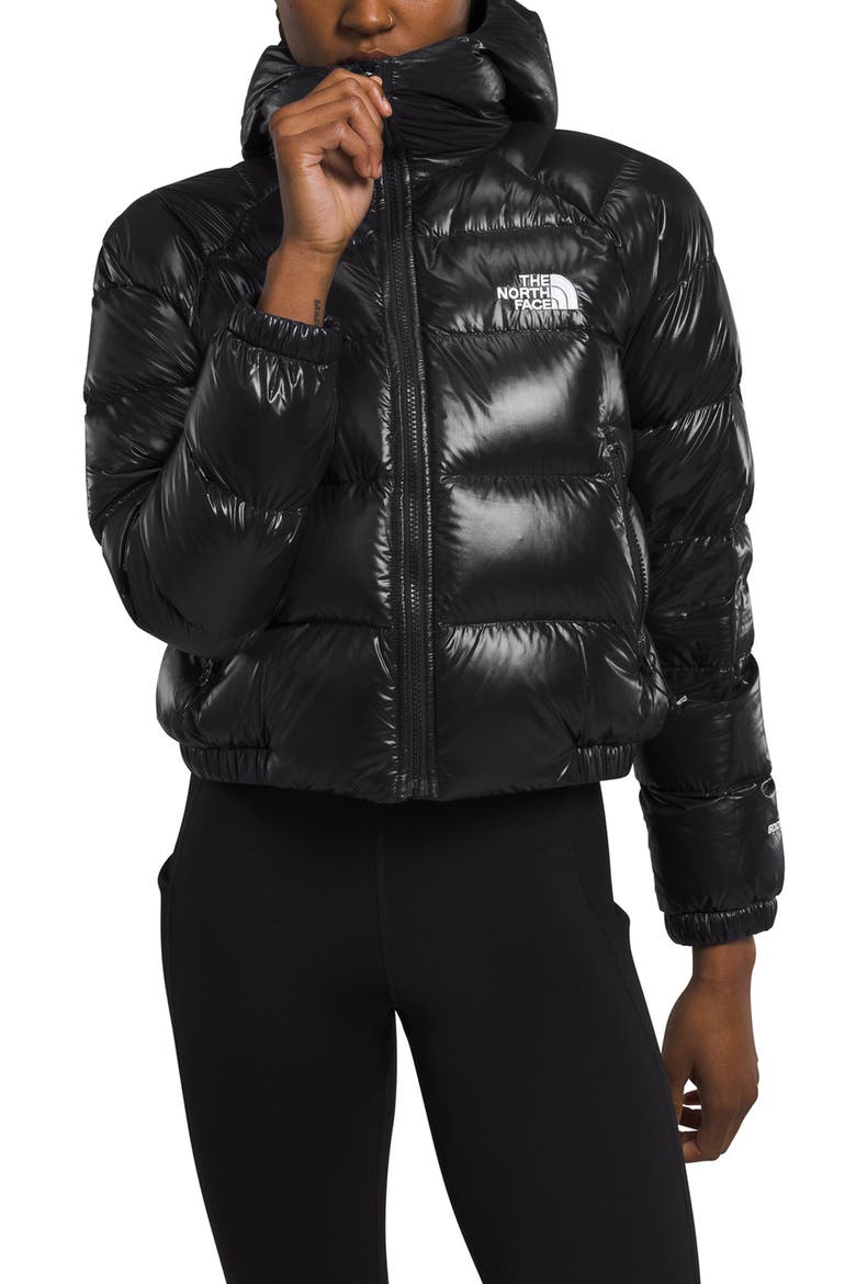 Hydrenalite Hooded Down Jacket, Main, color, TNF BLACK SHINE