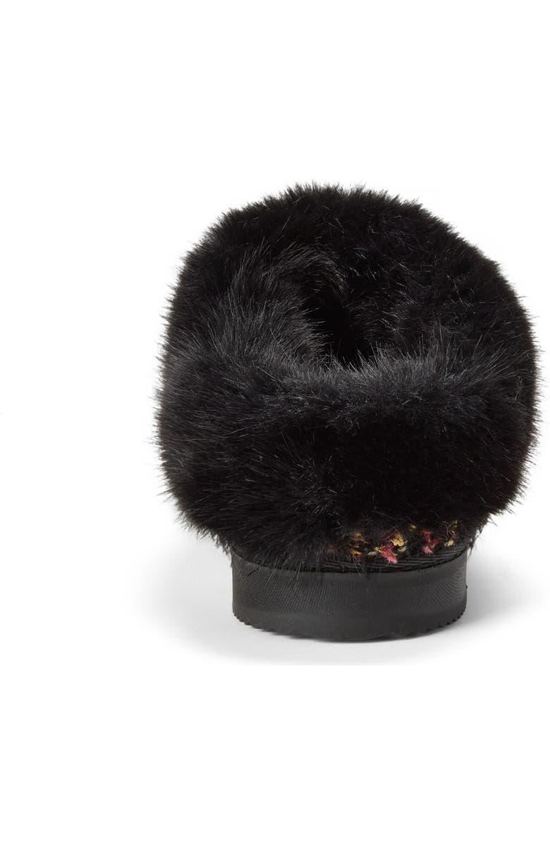 Dearfoams Daphne Knit Clog Slippers, Alternate, color, Black